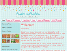 Tablet Screenshot of cookiesbycharlotte.com